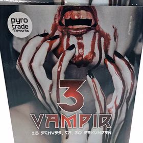 Vampir 3 Feuerwerk Batterie 30 Sek. von Pyrotrade - für Silvester oder Geburtstagsfeuerwerk Vampir 3 Feuerwerk Batterie 30 Sek. von Pyrotrade - für Silvester oder Geburtstagsfeuerwerk