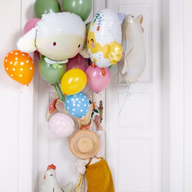 Schaf Folienballon Osterlamm 67 x 40 cm Party-Deko Ostern Dekoration Ballon Luftballon Geburtstag Schaf Folienballon Osterlamm 67 x 40 cm Party-Deko Ostern Dekoration Ballon Luftballon Geburtstag