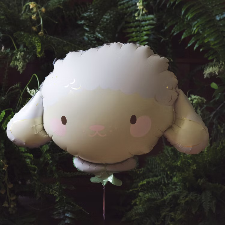 Schaf Folienballon Osterlamm 67 x 40 cm Party-Deko Ostern Dekoration Ballon Luftballon Geburtstag Schaf Folienballon Osterlamm 67 x 40 cm Party-Deko Ostern Dekoration Ballon Luftballon Geburtstag