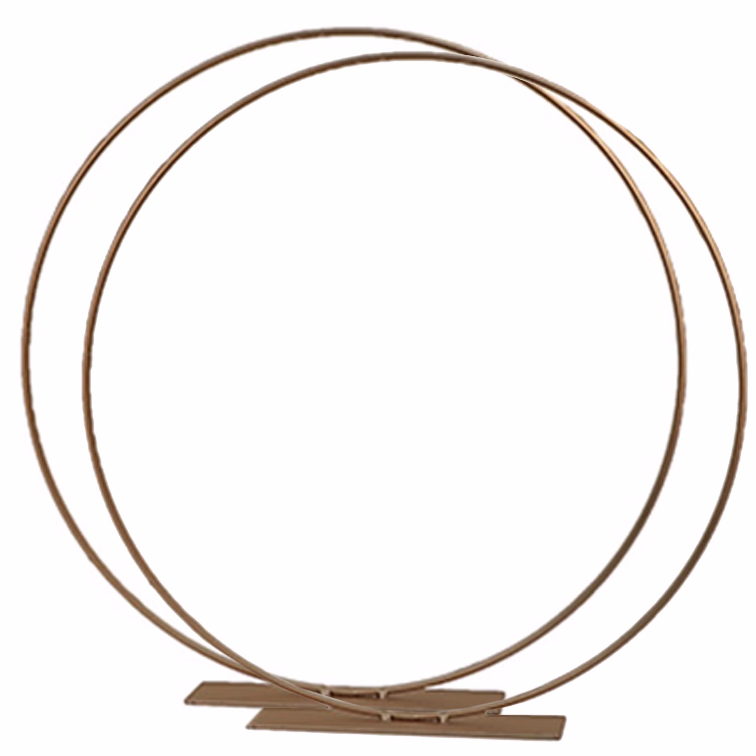 Deko-Ring mit Fuß Gold 30 cm 2 Stück Tisch-Deko Hochzeit Geburtstag Deko für Trockenblumen Dekoration