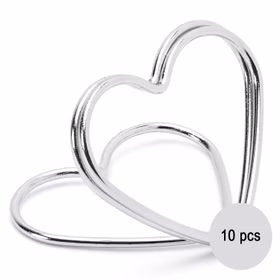 Tischkartenhalter Herzen Silber 10 Stück 2,5 cm für Hochzeit Geburtstag Fotohalter Silberhochzeit Tischdeko Taufe Jugendweihe Kommunion Tisch-Deko Dekoration Zubehör Tischkartenhalter Herzen Silber 10 Stück 2,5 cm für Hochzeit Geburtstag Fotohalter Silberhochzeit Tischdeko Taufe Jugendweihe Kommunion Tisch-Deko Dekoration Zubehör