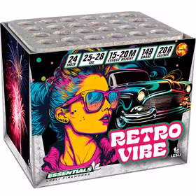 Retro Vibe Feuerwerk Batterie 28 Sek. von Lesli für Silvester oder Geburtstagsfeuerwerk Retro Vibe Feuerwerk Batterie 28 Sek. von Lesli für Silvester oder Geburtstagsfeuerwerk