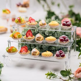 Tortenständer Cupcake Treppe 3-stufig transparentes Acrylglas Geburtstag Deko Tortenständer Cupcake Treppe 3-stufig transparentes Acrylglas Geburtstag Deko
