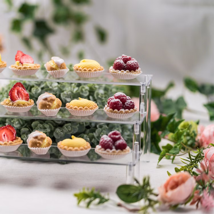 Tortenständer Cupcake Treppe 3-stufig transparentes Acrylglas Geburtstag Deko Tortenständer Cupcake Treppe 3-stufig transparentes Acrylglas Geburtstag Deko