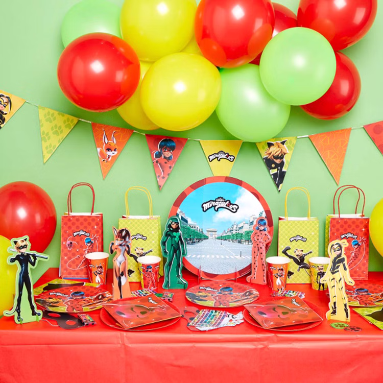 Miraculous Party-Set Ladybug & Cat-Noir Tisch-Deko 40-tlg. Party-Zubehör Kindergeburtstag gedeckter Tisch Geschirr Party-Geschirr Fasching Karneval Mottoparty 15434-Miraculous-Party-Set-Ladybug-und-Cat-Noir-Tisch-Deko-48-tlg--Party-Zubehoer_10.jpg