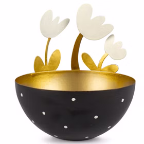 15458-Schale-aus-Metall-mit-3-Blumen-Schwarz-Gold-Teelicht-Ostern-Fruehling-Tisch-Deko.jpg