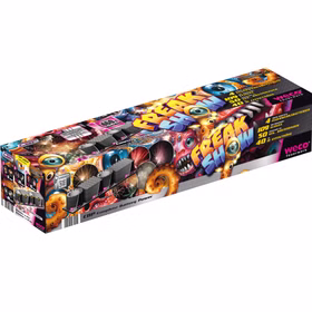 Freak Show Verbundfeuerwerk 50 Sek. von Weco, Silvesterfeuerwerk, Geburtstagsfeuerwerk Freak Show Verbundfeuerwerk 50 Sek. von Weco, Silvesterfeuerwerk, Geburtstagsfeuerwerk
