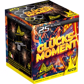 Glücksmoment Feuerwerk Batterie 35 Sek. von Nico für Silvester oder Geburtstagsfeuerwerk Glücksmoment Feuerwerk Batterie 35 Sek. von Nico für Silvester oder Geburtstagsfeuerwerk