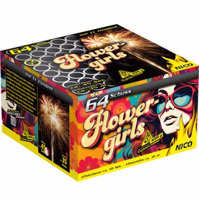 Flowergirls Feuerwerk Batterie 45 Sek. von Nico für Silvester oder Geburtstagsfeuerwerk Flowergirls Feuerwerk Batterie 45 Sek. von Nico für Silvester oder Geburtstagsfeuerwerk