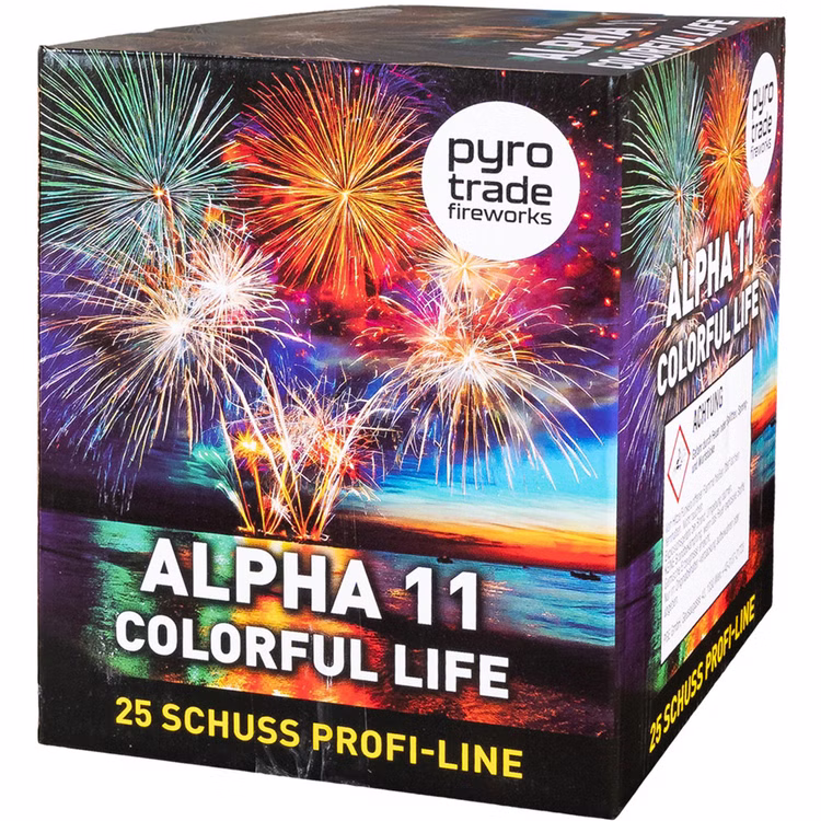 Colorful Life Feuerwerk Batterie 25 Sek. von Pyrotrade für Silvester oder Geburtstagsfeuerwerk Colorful Life Feuerwerk Batterie 25 Sek. von Pyrotrade für Silvester oder Geburtstagsfeuerwerk