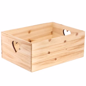 3er Set Holzkisten mit Herz 3 Größen Aufbewahrung Deko Geschenkbox Geschenkidee Hochzeit Geburtstag Basteln DIY-Geschenk Kisten zur Aufbewahrung Dekoration Deko-Kiste Große Holzkiste mit Herz-Ausschnitt aus naturbelassenem Holz für Aufbewahrung und Deko.