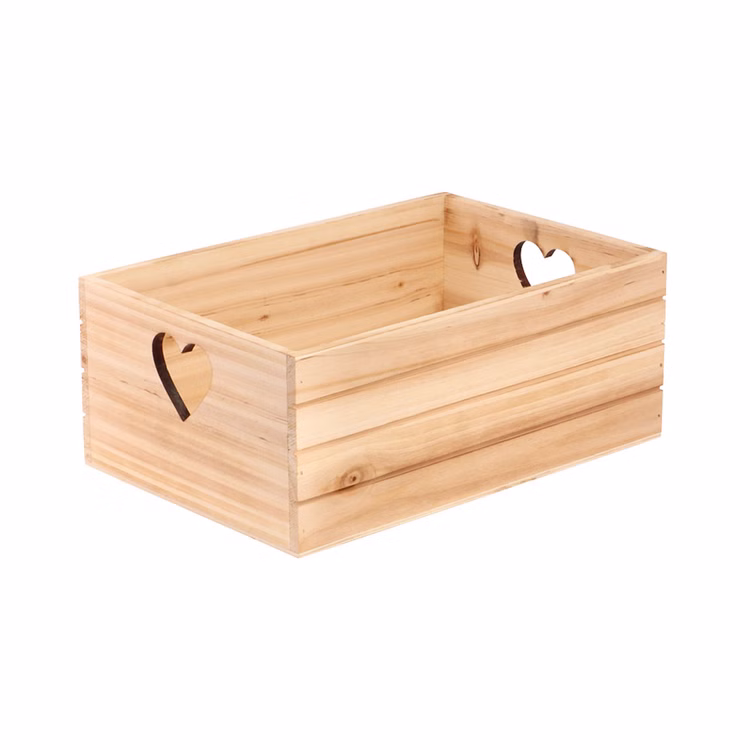 3er Set Holzkisten mit Herz 3 Größen Aufbewahrung Deko Geschenkbox Geschenkidee Hochzeit Geburtstag Basteln DIY-Geschenk Kisten zur Aufbewahrung Dekoration Deko-Kiste Mittlere Holzkiste mit Herzmotiv aus Holz, vielseitig nutzbar als Aufbewahrungsbox.