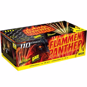 Flammen Panther Feuerwerk Batterie 40 Sek. von Nico für Silvester oder Geburtstagsfeuerwerk Flammen Panther Feuerwerk Batterie 40 Sek. von Nico für Silvester oder Geburtstagsfeuerwerk