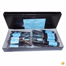 Bühnenfontäne silber-grün, 10 Sekunden