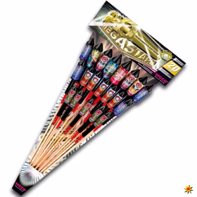 20 Mega Stars, Silvester-Raketen Feuerwerksraketen Feuerwerk Onlineshop
