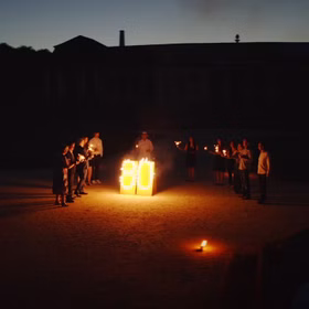 Lichterbild Brennende Zahlen Feuerwerk Feuerbild Feuerschrift Lichterbilder Geschenkidee Geburtstag Goldene Hochzeit Jubiläum 