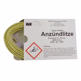 Anzündlitze Gelb 18 - 28 Sekunden / Meter Weco Feuerwerk Bühne Anzündlitze Gelb 18 - 28 Sekunden / Meter Weco Feuerwerk Bühne