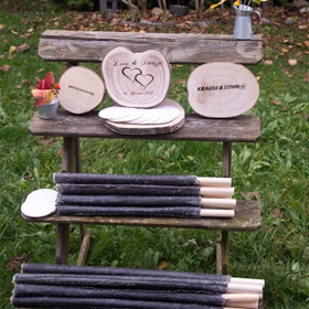 10 Wachsfackeln 75 Min. Brenndauer Fackelwanderung Fackel Lagerfeuer Wachsfackel Tuchfackel Garten-Party Grillparty