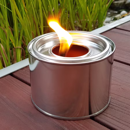 Fackeltopf mit 10h Brennzeit Flammenschale Feuertopf Gartendeko Fackeltopf mit 10h Brennzeit Flammenschale Feuertopf Gartendeko