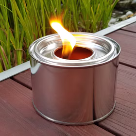 Fackeltopf mit 10h Brennzeit Flammenschale Feuertopf Gartendeko