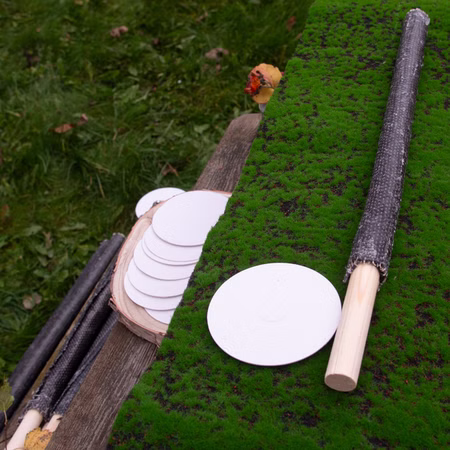 Wachsfackel 75 Min. Brenndauer Fackel 45 cm lang Wanderung Fackelumzug Tuchfackel Fackelwanderung Gartenfeuer Party Deko Wachsfackel 75 Min. Brenndauer Fackel 45 cm lang Wanderung Fackelumzug Tuchfackel Fackelwanderung Gartenfeuer Party Deko