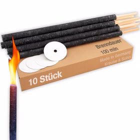 10 Stück 100 Min. Brenndauer Fackel 60cm lang gehobene Qualität Wachsfackel Fackelwanderung Hexenfeuer Grillparty Garten Deko 10 Stück 100 Min. Brenndauer Fackel 60cm lang gehobene Qualität Wachsfackel Fackelwanderung Hexenfeuer Grillparty Garten Deko
