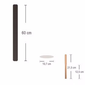 10 Stück 100 Min. Brenndauer Fackel 60cm lang gehobene Qualität Wachsfackel Fackelwanderung Hexenfeuer Grillparty Garten Deko 10 Stück 100 Min. Brenndauer Fackel 60cm lang gehobene Qualität Wachsfackel Fackelwanderung Hexenfeuer Grillparty Garten Deko