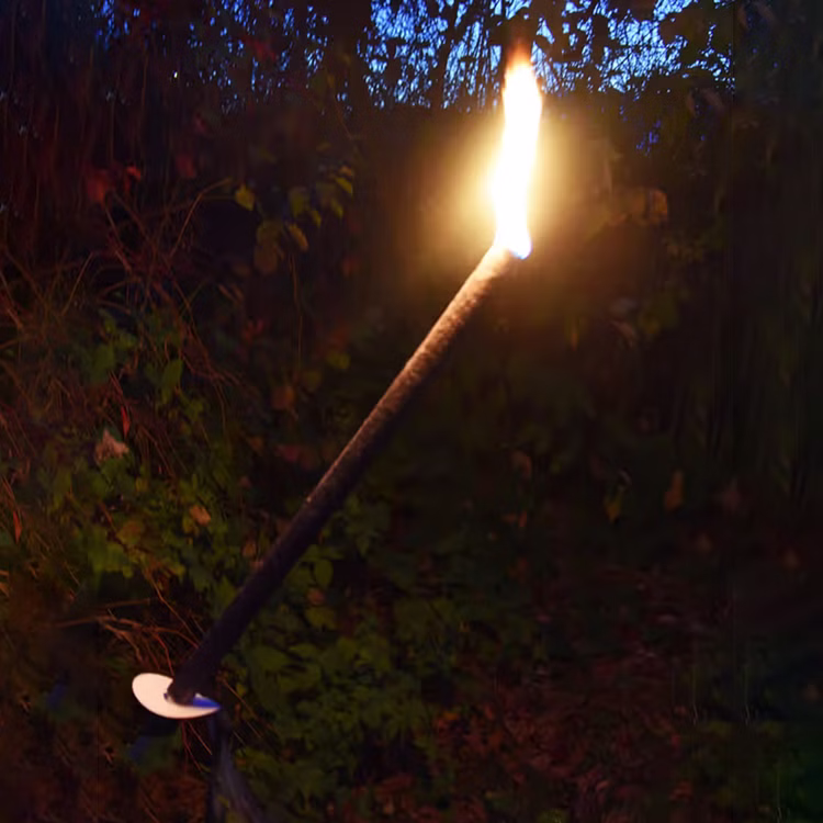 10 Stück 100 Min. Brenndauer Fackel 60cm lang gehobene Qualität Wachsfackel Fackelwanderung Hexenfeuer Grillparty Garten Deko 10 Stück 100 Min. Brenndauer Fackel 60cm lang gehobene Qualität Wachsfackel Fackelwanderung Hexenfeuer Grillparty Garten Deko