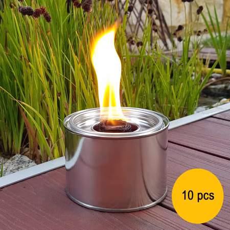 10 Fackeltöpfe Outdoor Kerzen Partyfeuer 5 Stunden Brennzeit Fackeltopf Gartenparty Gartenfeuer 10 Fackeltöpfe Outdoor Kerzen Partyfeuer 5 Stunden Brennzeit Fackeltopf Gartenparty Gartenfeuer