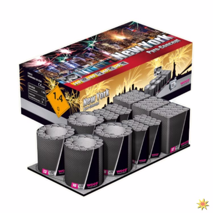 Weco Pyro Tec Pro 3 Pyro Concept New York Verbundfeuerwerk Weco Pyro Tec Pro 3 Pyro Concept New York Verbundfeuerwerk