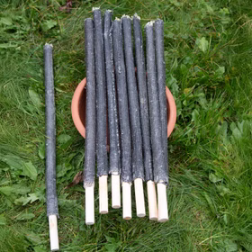 Fackel 120 Min. Brenndauer 65 cm Wachsfackel Fackel Fackeltanz Fackelmarsch Fackelwanderung Garten-Party Deko