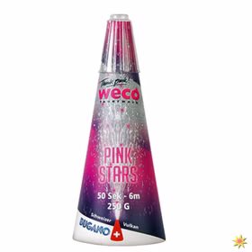 Bodenfeuerwerk Pink Stars Vulkan Leises Feuerwerk kaufen Leuchtfeuerwerk Onlineshop