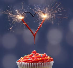 Wondercandle Herz Wunderkerze