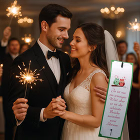 Gastgeschenk 40x Wunderkerze mit Erinnerungskarte Motiv Eulen Hochzeit Gastgeschenk 40x Wunderkerze mit Erinnerungskarte Motiv Eulen Hochzeit Hinweis: KI generiertes Bild