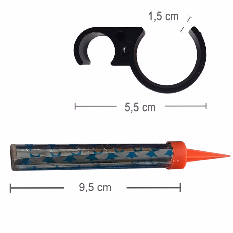 Flaschenclip mit 4 Eisfontänen 30 Sek. Halterung für Sektflasche Zimmerfontäne Universalhalterung für Flaschen Einsatz in Diskotheken Bars Restaurants Geburtstag Party-Zubehör Hochzeit Flaschenclip mit 4 Eisfontänen 30 Sek. Halterung für Sektflasche Zimmerfontäne Universalhalterung für Flaschen Einsatz in Diskotheken Bars Restaurants Geburtstag Party-Zubehör Hochzeit