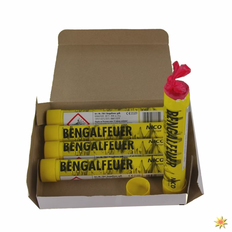Bengalisches Feuer Gelb Pyrotechnik online kaufen Bengalisches Feuer Gelb Pyrotechnik online kaufen