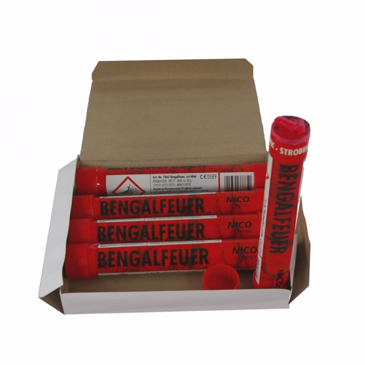 Bengalfeuer Rot Blinkend, Bengalo 5er Pack Bengalfeuer Rot Blinkend, Bengalo 5er Pack