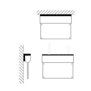 LED Notleuchte Mit Notstrom – 2W, 100 Lumen, 3h Akku, Wasserdicht, Inkl. 4 Piktogrammen – Für Fluchtwege, Wandmontage