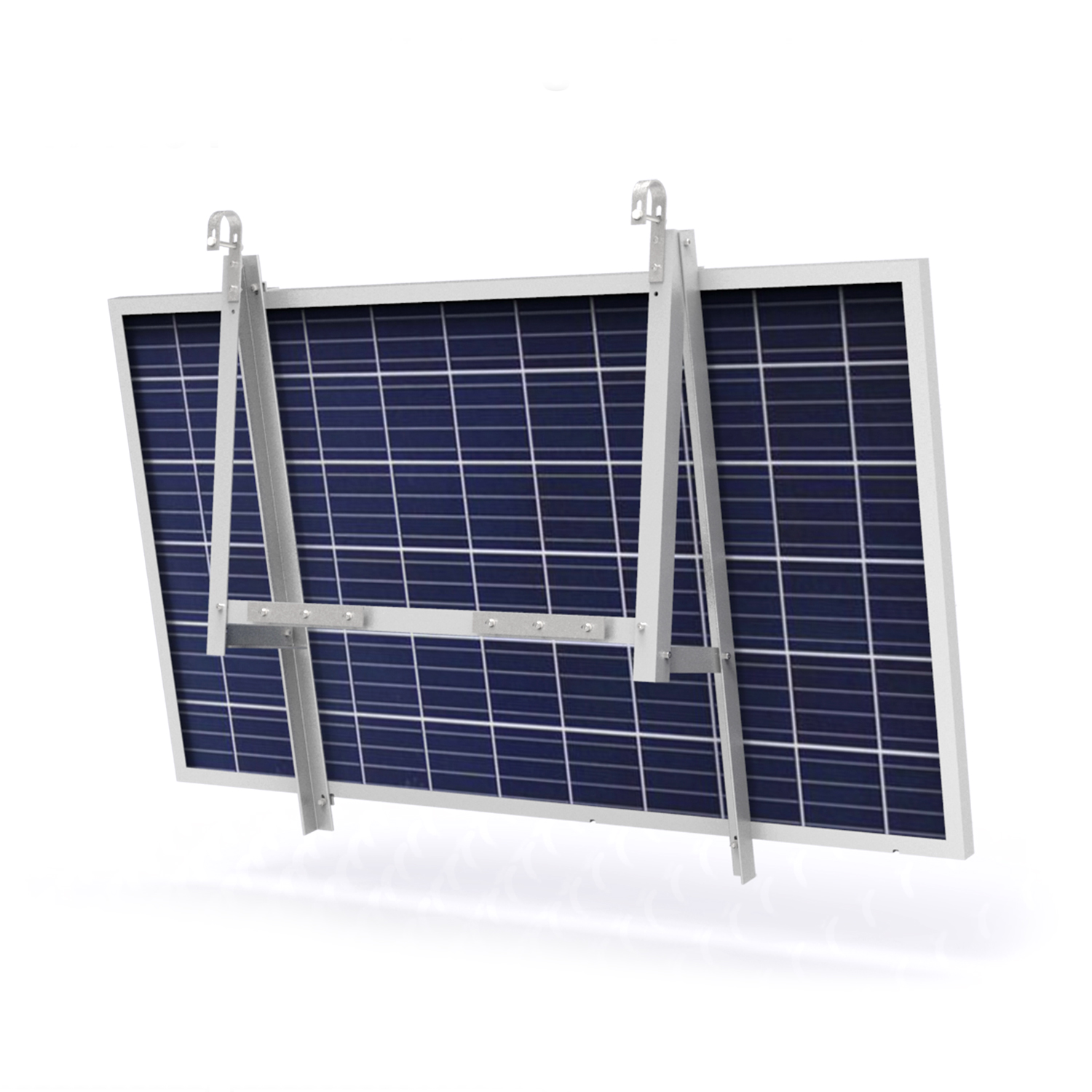 Home Trends® PV-Halterung Für Balkonkraftwerk – Aluminium-Montageset, Neigung 10°–30°, Für Boden, Dach, Balkon & Geländer – Inkl. Schrauben, Bis 1150 Mm Panelbreite