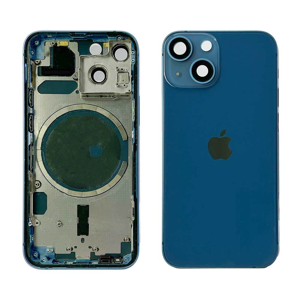 Original Apple iPhone 13 Backcover Gehäuse Blue Blau Sehr Gut Original Apple iPhone 13 Backcover Gehäuse Blue Blau Sehr Gut