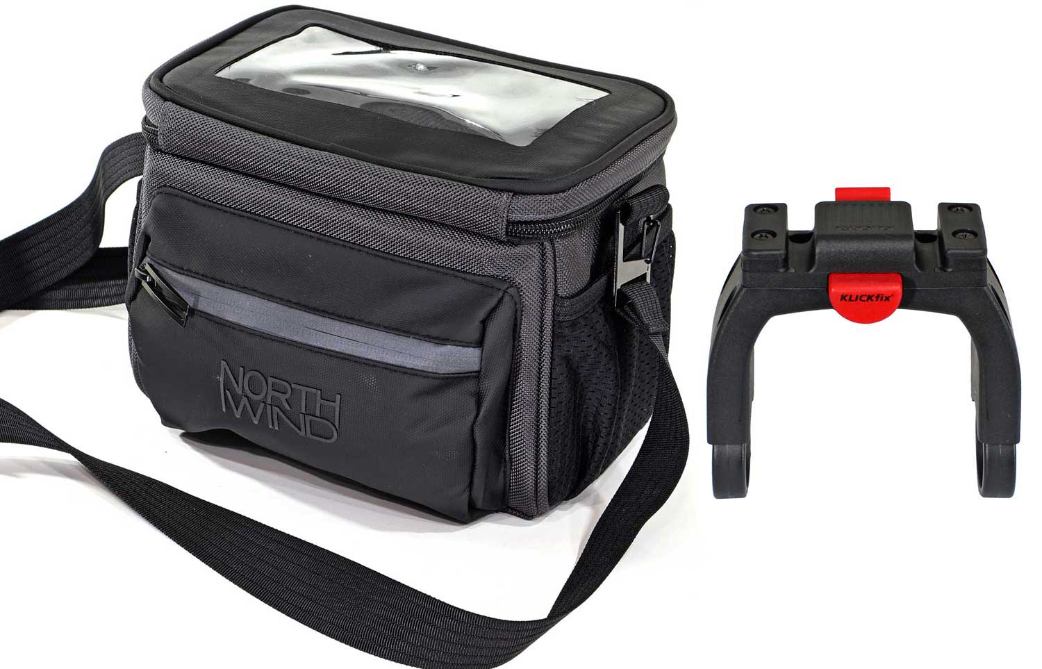 fjällräven lenkertasche Hoja Handlebar Rolltop schwarz – Markenkoffer Selbstklebende Polyamid-Flicken zur schnellen Spannkonstruktion Color:#3
