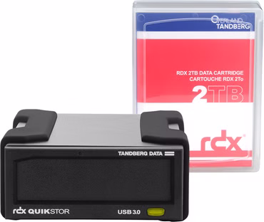 RDX QuikStor extern 3,5" (schwarz, inkl. 2 TB RDX)
