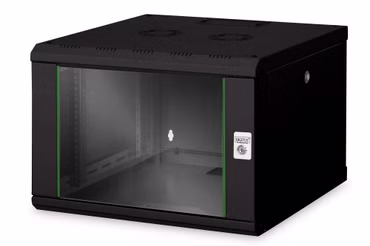 Professional Wandgehäuse Unique Serie - 600x600 mm (BxT) (schwarz, 7 Höheneinheiten)