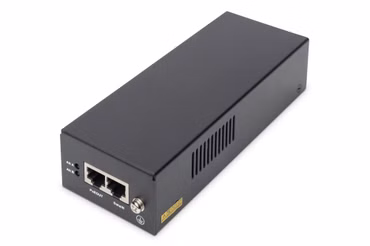 Gigabit Ethernet PoE++ Injektor, 802.3bt, 85 W (schwarz)