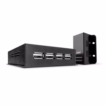 50m 4 Port USB 2.0 Cat.6 Extender (schwarz, USB 2.0 Cat.6)