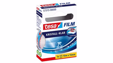 kristall-klar, 1 Rolle, 15mm, Klebeband
