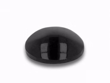 Gummifüße (schwarz, Rund, selbstklebend, 50 Stück)