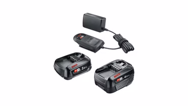 Starter-Set 18V (PBA 2.0Ah + PBA 4.0Ah + AL 18V-20) (schwarz, 2x Akku + Ladegerät, POWER FOR ALL ALLIANCE)