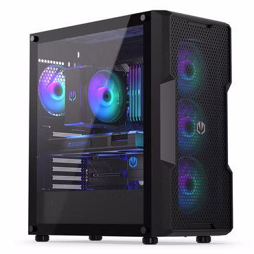 Regnum 400 ARGB (schwarz, Tempered Glass)