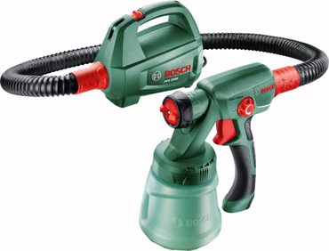 Farbsprühsystem PFS 2000 (grün/schwarz, 440 Watt, Düse für Lackfarben + Düse für Wandfarbe)